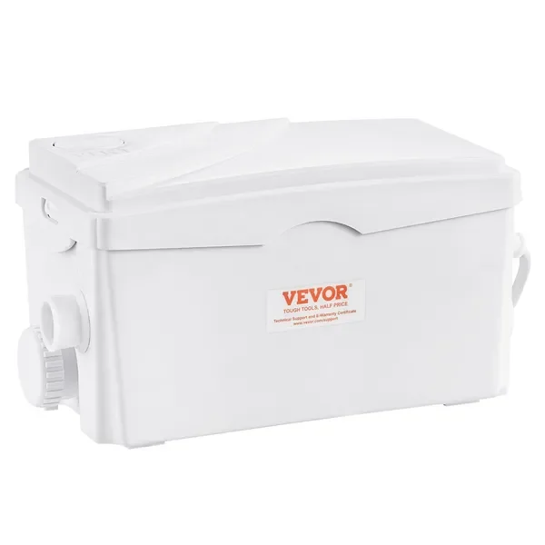 

Macerator Pump, 350W, 6000 L/h Flow, 23 ft/7 m Head, Macerator Sewerage Sump Pump with 3 Water Inlets for Basement, Kitchen