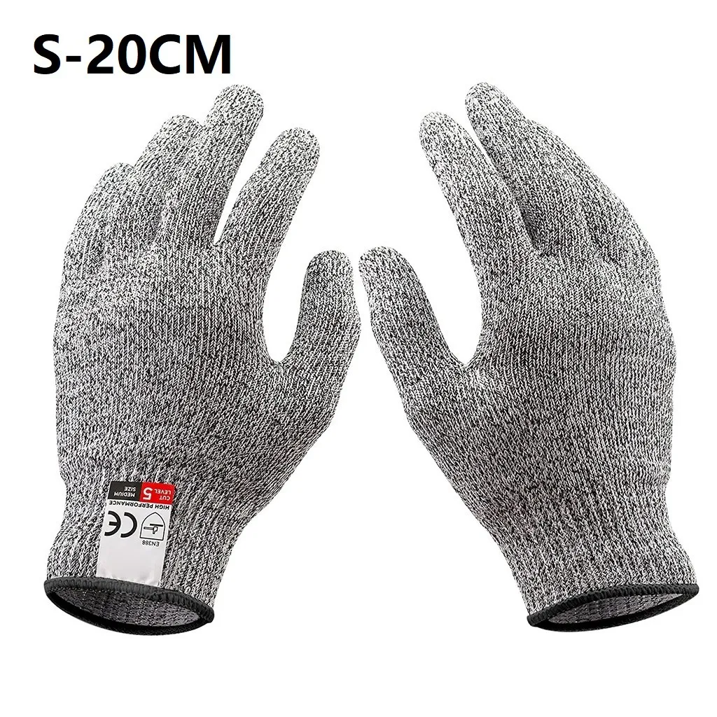 Cut-proof Cut Resistant Gloves Cut-resistant Gloves HPPE Hemp Gray High Protection Protective High Quality New