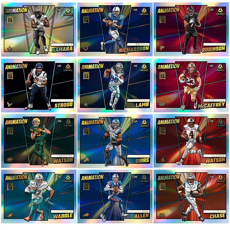 

Panini 2024, Panini NFT Obsidian, футбольные игроки, Джош Аллен Ламар, коллекционные карты, подарок на Рождество, день рождения, детская игрушка