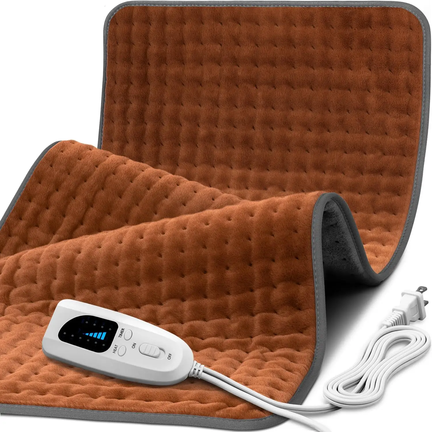 

Extra Large Heating Pad for Back, Neck, Shoulder Pain Relief with 6 Heat Settings and Auto-Off, Perfect Gift for Women