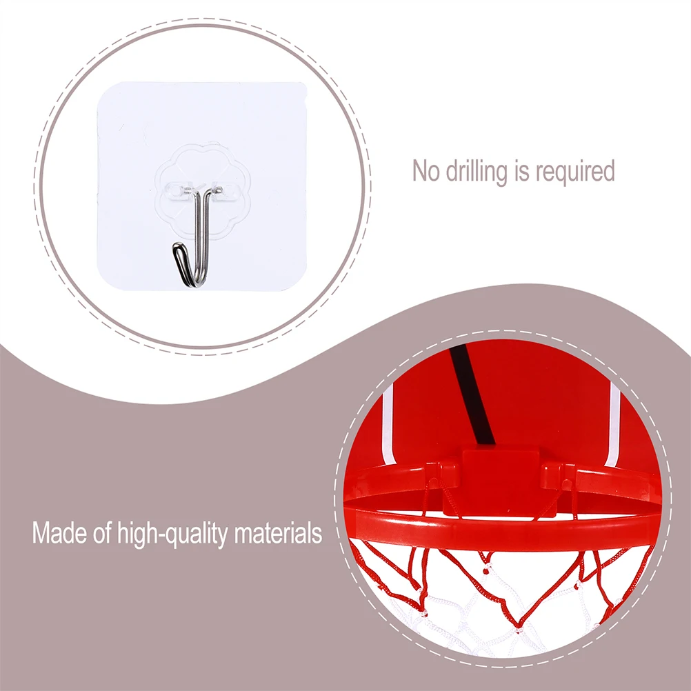 

Basketball Backboard Frame Indoor Toy Hoop Mini Game Wall Mount Wall-mounted Stand