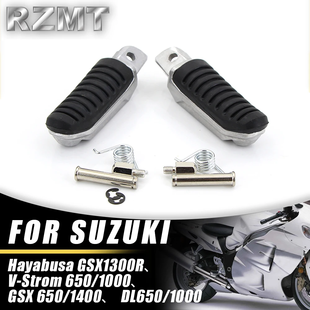 

Motorcycle Folding Parts For SUZUKI GSX650 GSX1300R GSX1400 DL650 DL1000 V-Strom 650 Front Foot Rests Pedal Bracket Assembly Kit