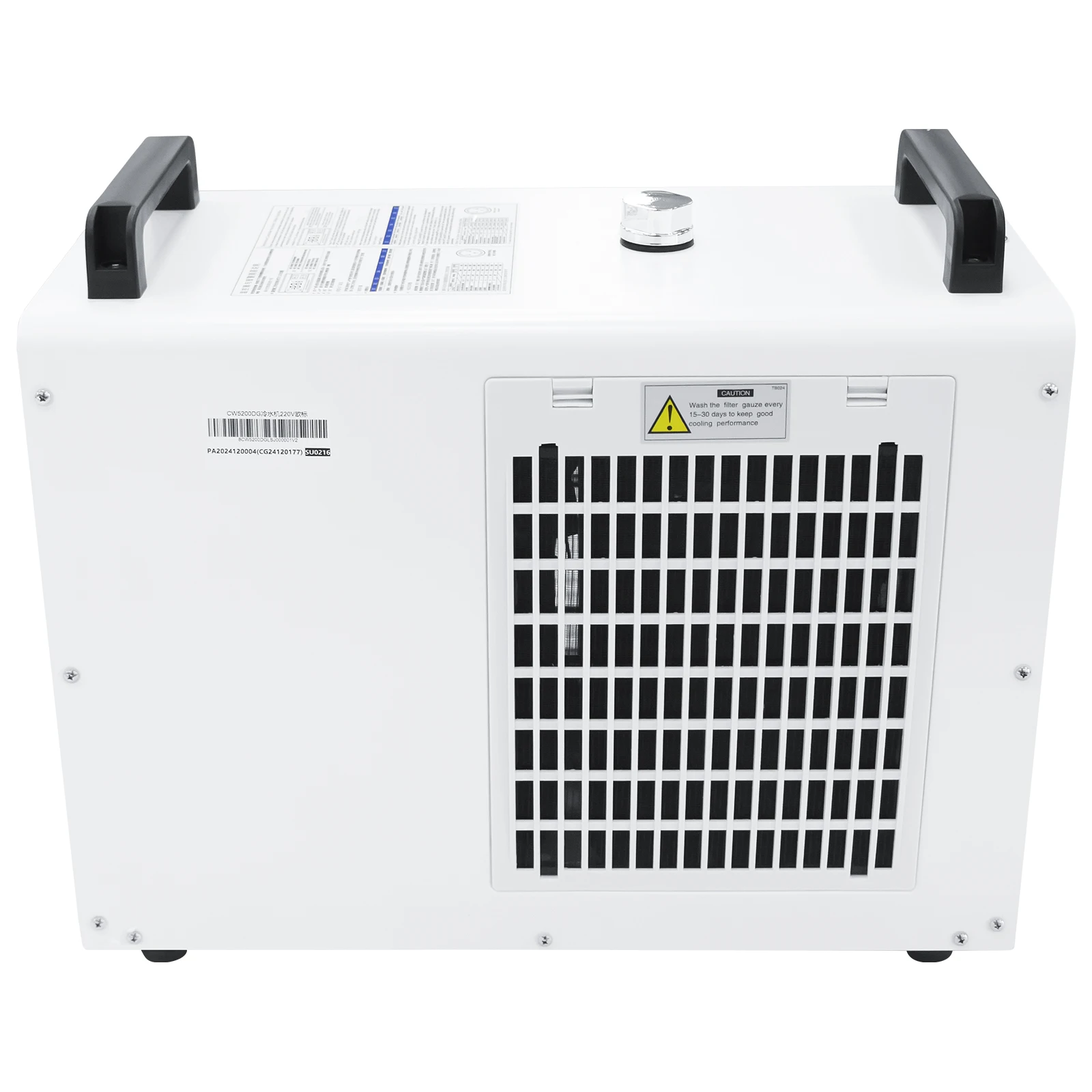 مبرد المياه Sihao CW3000 CW5000 CW5200 نظام تبريد مبرد المياه ث/6L سعة خزان المياه لمبرد أنبوب الليزر الزجاجي CO2