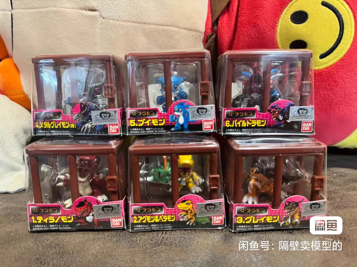 Bandai Digimon Adventure Tyrannosaurus Rex Puppenkollektion Anime Actionfigur Spielzeug Geschenk auf Lager Verschiedene Stücke verfügbar