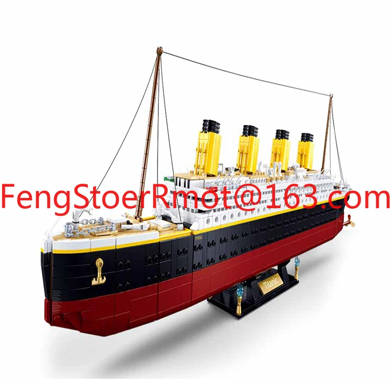 Building block M38-B1122 Titanic model brick educational building kit