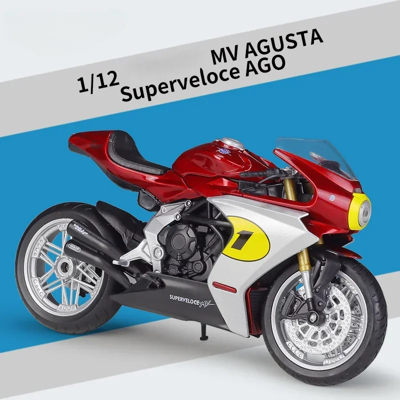 

Welly 1:12 Augusta Mv Agusta Superveloce 800 Ago Mock Up Mock-up Motorcycle Model Toy Gift Set