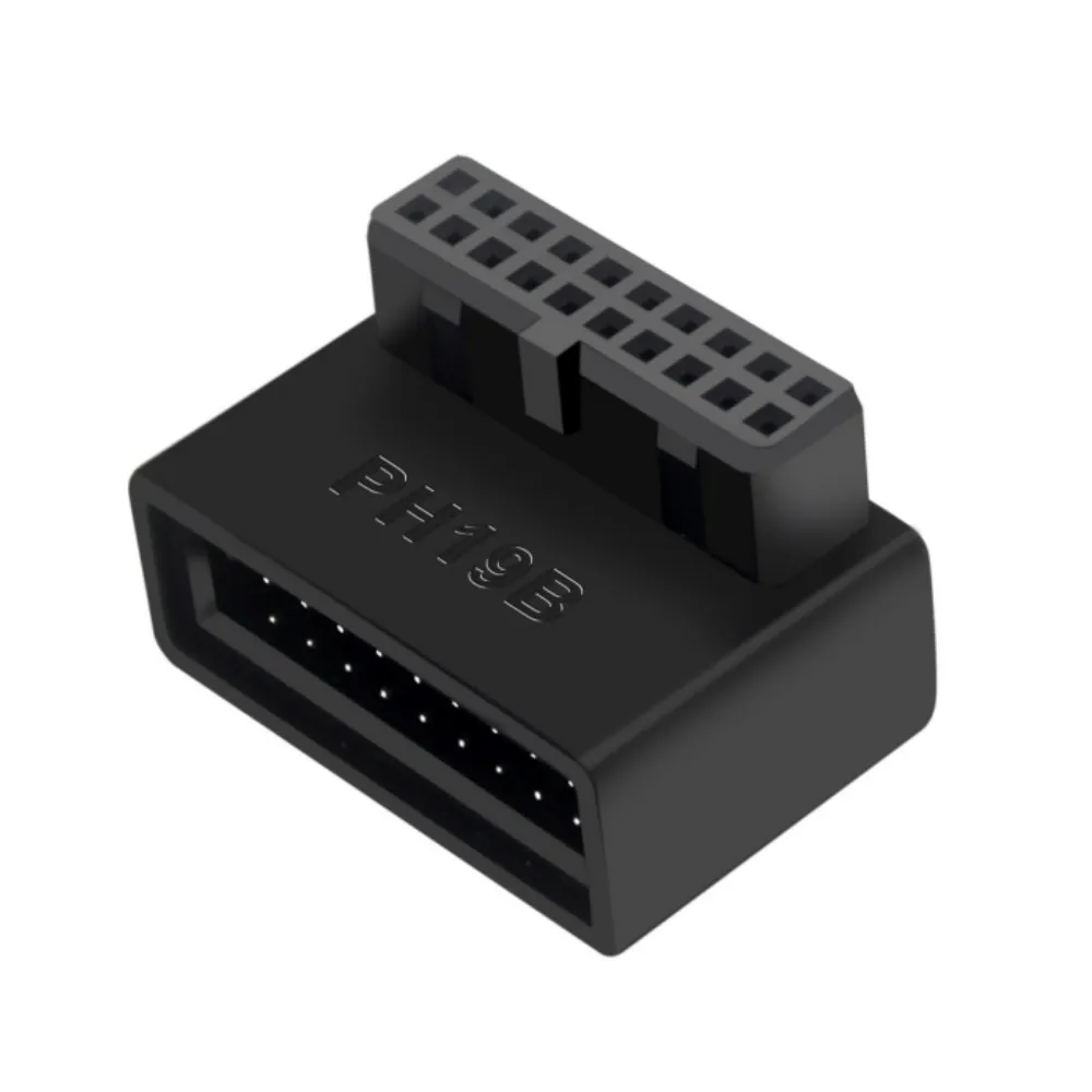 Angitu USB3.019/20P 90degree Adapter For Laptop Computer Motherboard USB 3.0 Angle Extension Adapter
