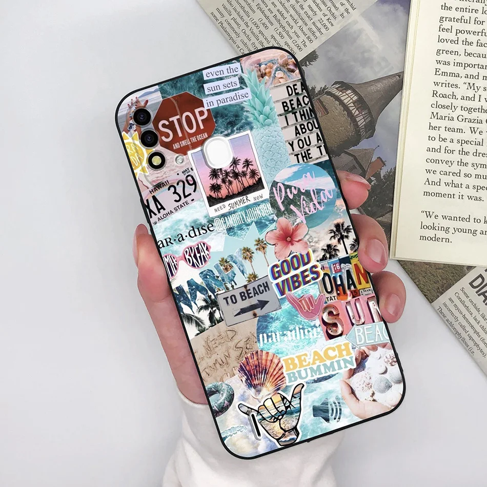 For Itel Vision 2S 2Plus 3 Case Cover Funny Pattern Soft Silicone Anti Slip Phone Shell For Itel Vision2S 2 Plus Vision3 Bumper