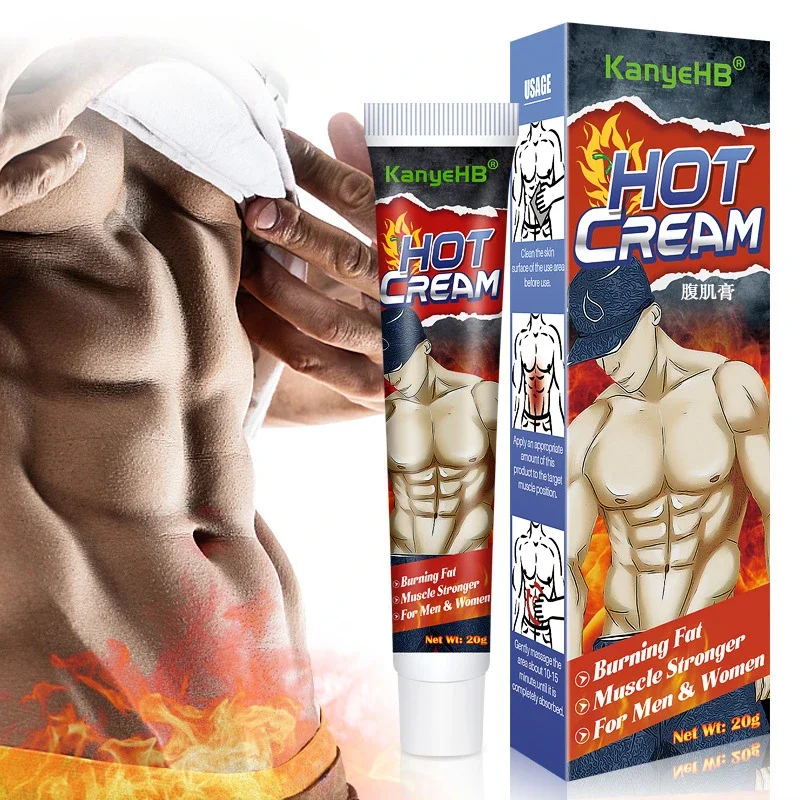 

20g Belly Fat Burner Cream For Men Women vest line Abdominal Muscle Belly Body Weight Loss Anti-Cellulite Firming Shaping