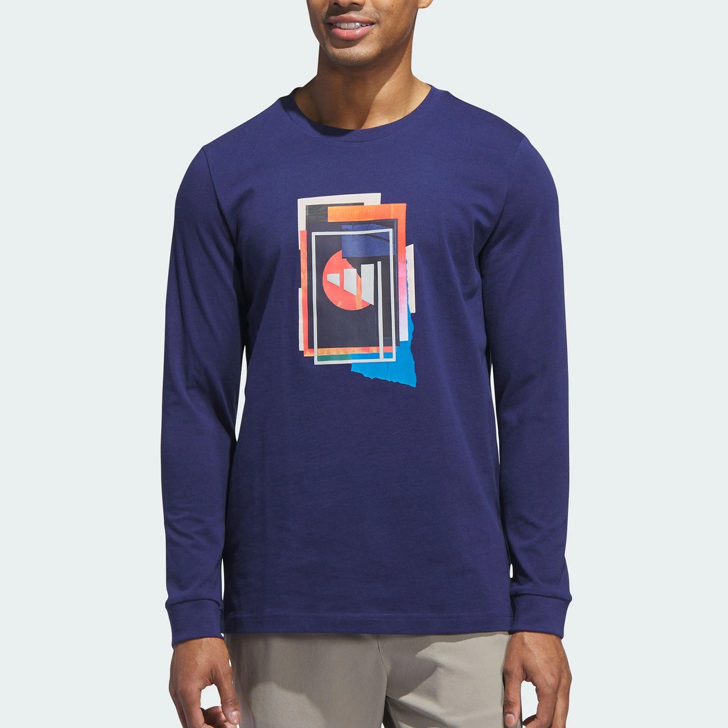 

Оригинальная мужская спортивная футболка с длинным рукавом Adidas Summer Edition JX1755