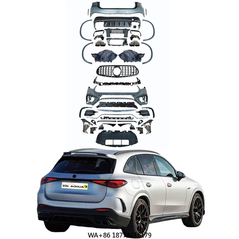 

Factory Best Price New Product Body Kit for X254 GLC Upgraded GLC63 Body Kit Front and Rear Bumper Grille