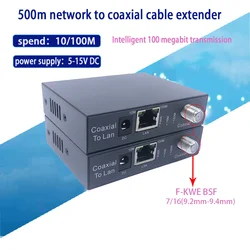 Coaxia-伝送100 bsfからrj45,IPエクステンダー,cctv,ip,HDビデオ拡張用,1ペア,F-KWE/500m