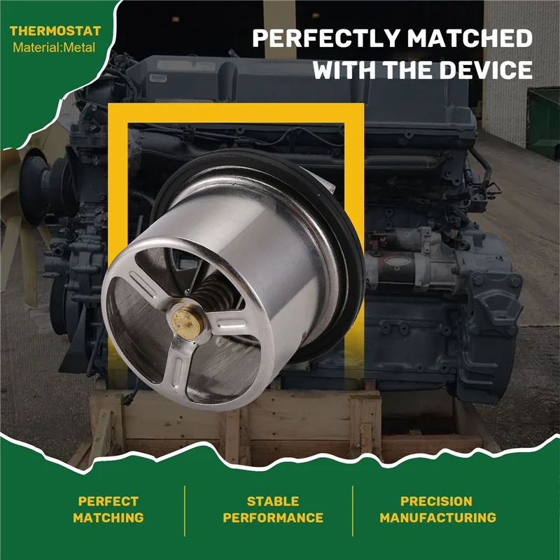 2X 23503827 Termostat 160 °   Cocok Untuk Mesin Detroit Diesel S60