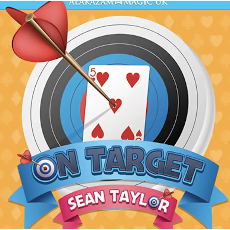 

On Target (Gimmicks and Online Instructions) by Sean Taylor Card Magic and Trick Decks Close up Magic Props Magician Prediction
