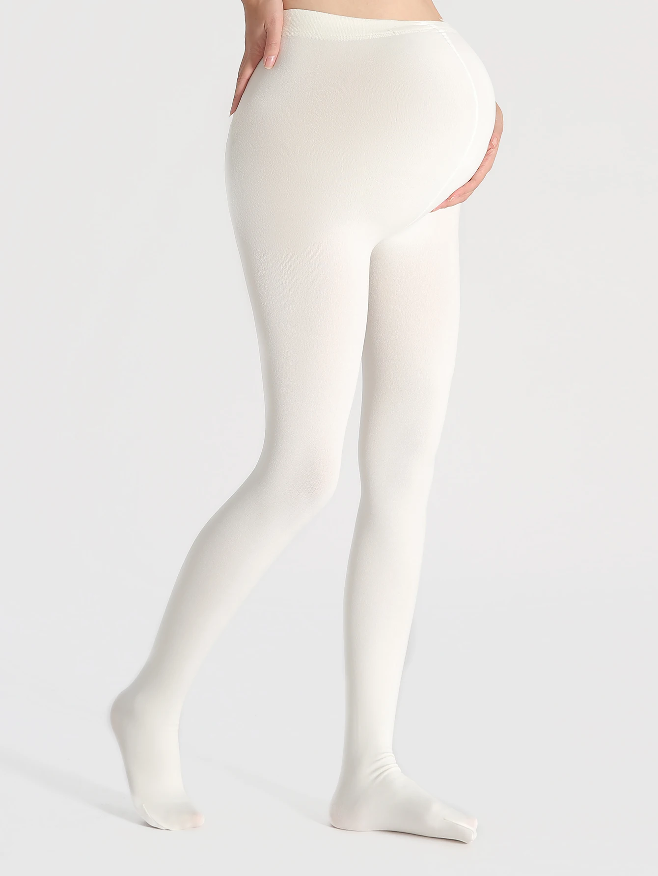 زوج من طماق الأمومة الخريف والشتاء رقيقة الصوف مريحة عالية الربيع جوارب طويلة دافئة #2