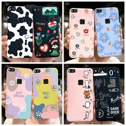 Phone Case For Huawei P10 Lite Cute Cartoon Candy Color Silicone Cover For Huawei P10lite P 10Lite WAS-LX1 LX2 Soft TPU Funda