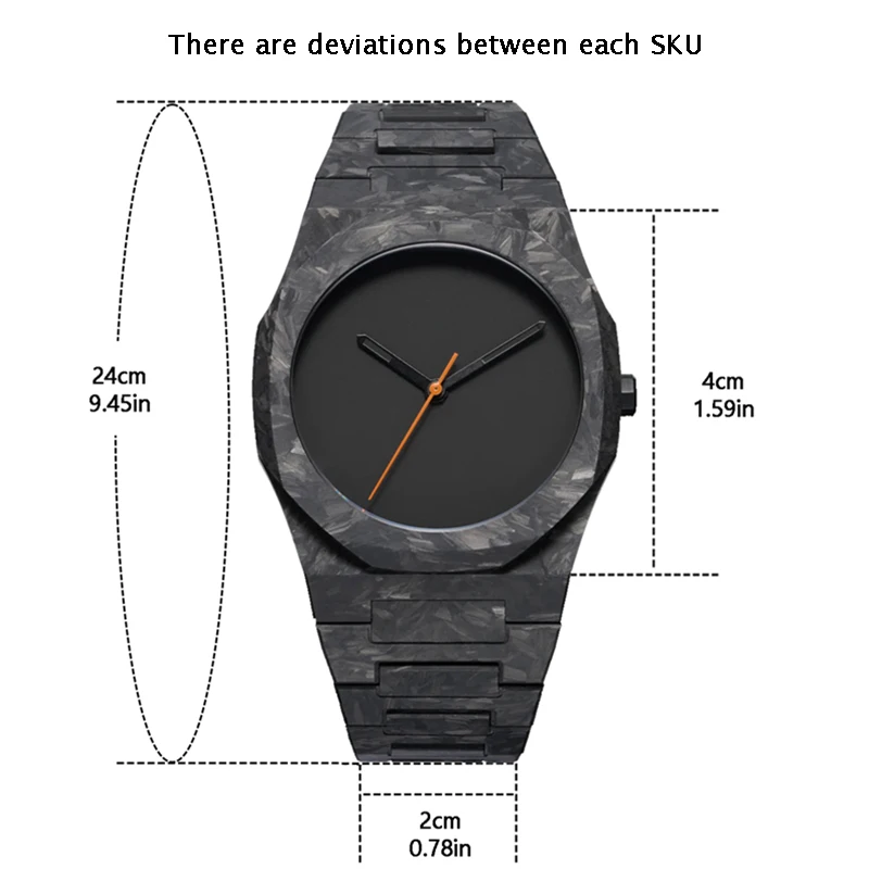 2025 NewMen ساعة الأعمال الكلاسيكية الأرقام العربية البولي كربونات ساعة كوارتز موضة ساعة رياضية سليم مقاوم للماء على مدار الساعة #6