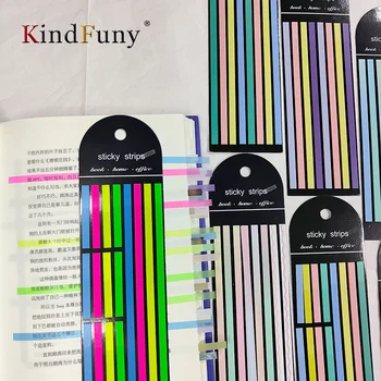 KindFuny 160 yaprak şeffaf yapışkan notlar kitap not defteri için kendinden yapışkanlı kırtasiye açıklama Index dizin gönderdi