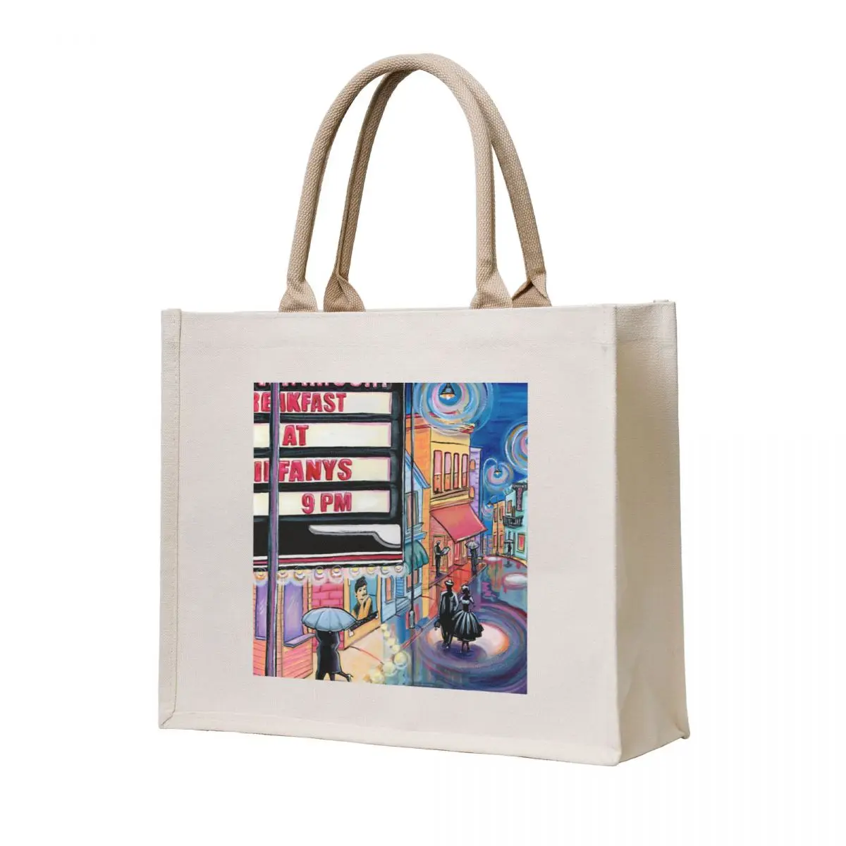 

Movie Night Tote Bag Canvas female bag Lady bags Woman shopper bag