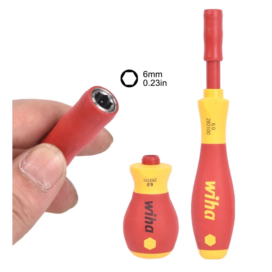 WIHA  Insulated Screwdriver Set 10/19Pcs with Multi Type Bits and Folding Bag Electrical Removable Screwdriver 41231/41232/41233