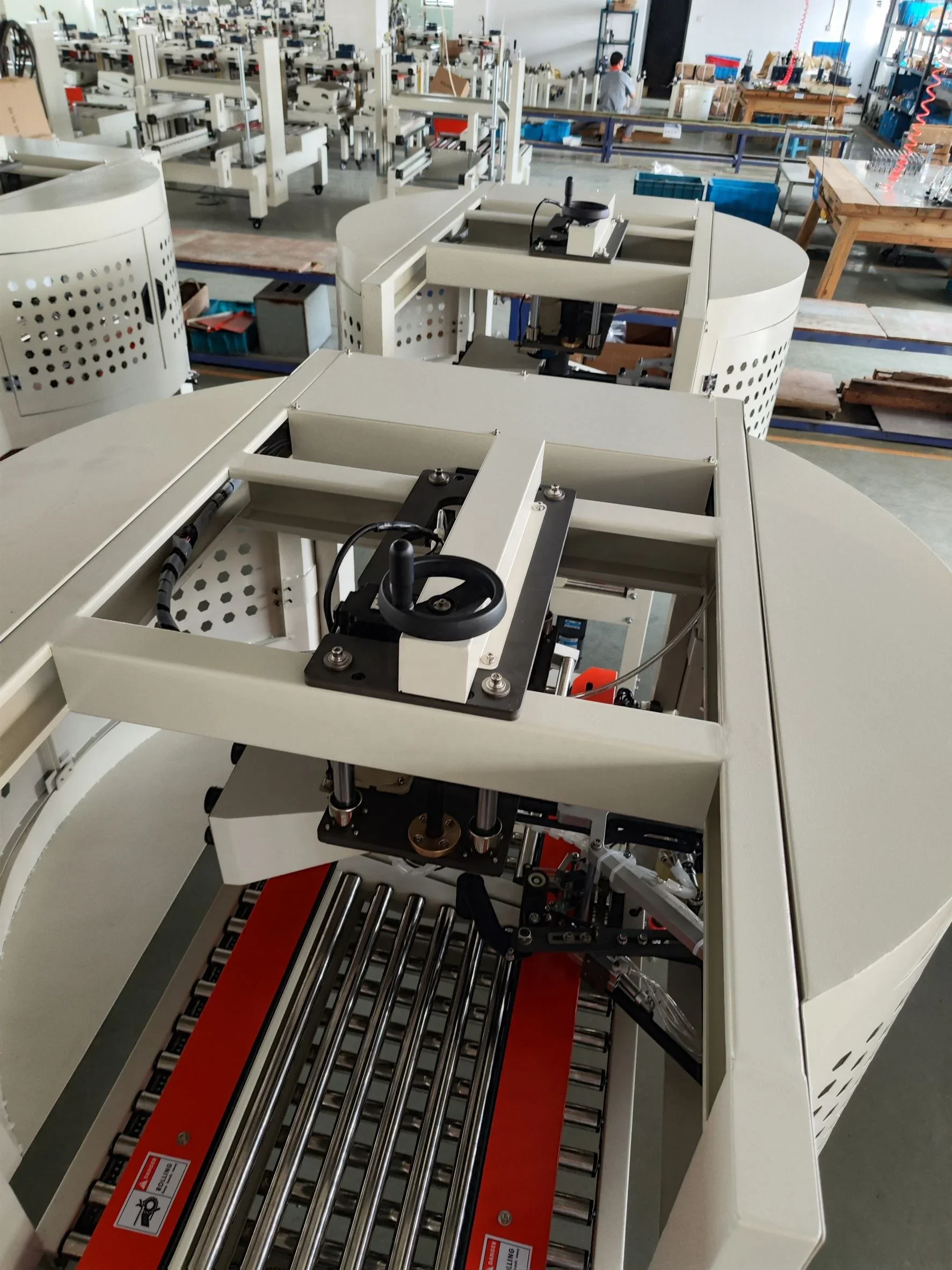 Automatic Foam Box Tape Full Wrap Sealing Machine