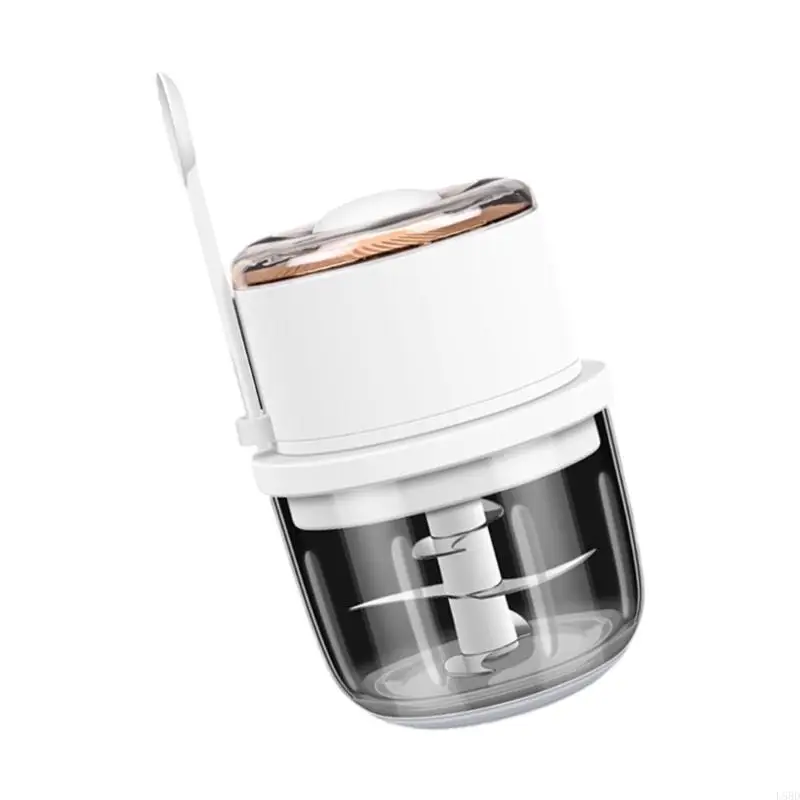 L5BD Wireless Electric Processor 350ml Glass Container Chopper Garlic Crusher Efficient Vegetables Chopping Tool