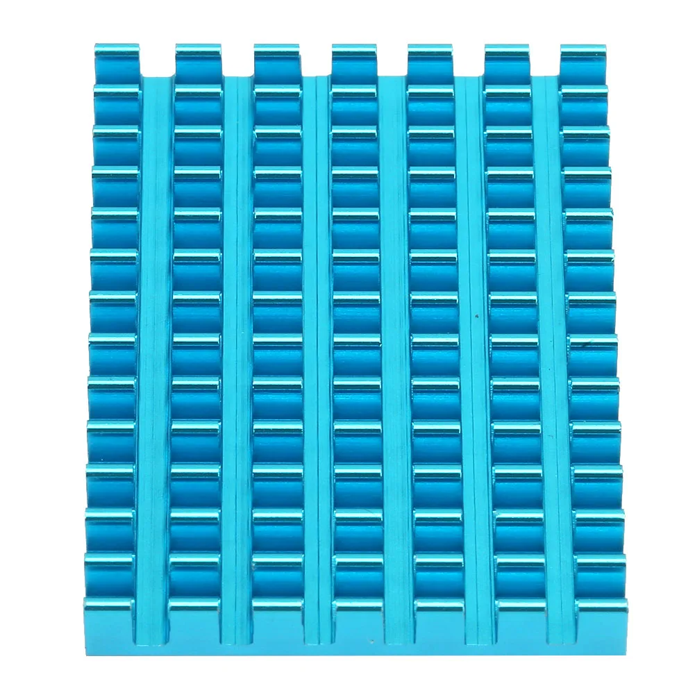 Wysokowydajny aluminiowy radiator 6063 T5 z rowkowanymi żebrami, wydajne chłodzenie dla układów scalonych, płyt PCB, procesorów i elektroniki.
