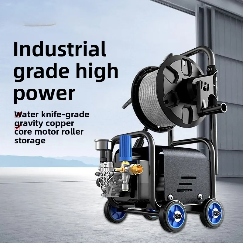 Domestic Auto Cleansing Device, 220V High Performance Pressure Pump Supporting High Impact Spray Gun for Car Rinsing