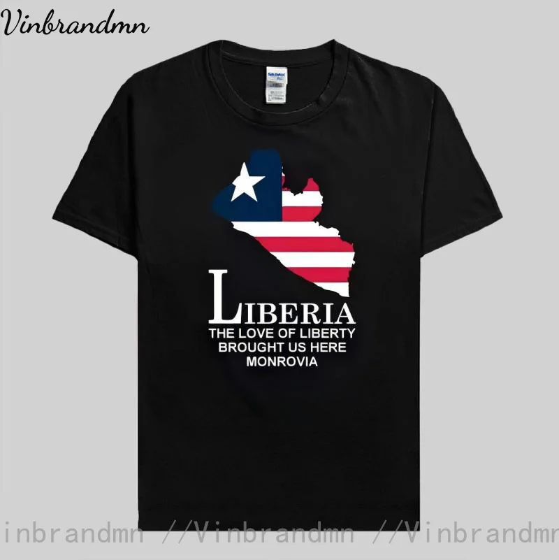 Liberia Liberian LBR Monrovia mens new t shirt men Fashion tops Short Sleeve sports clothes national team summer cotton t-shirt