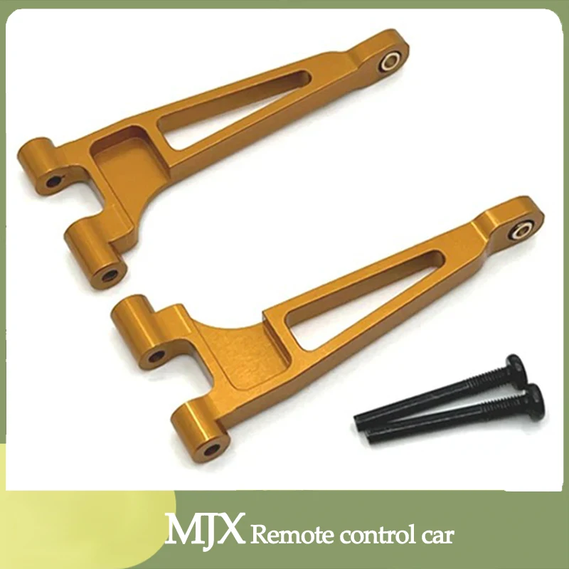 MJX-piezas de coche con Control remoto, actualización de Metal después de la modificación del brazo oscilante superior, 1/14, 14209, 14210