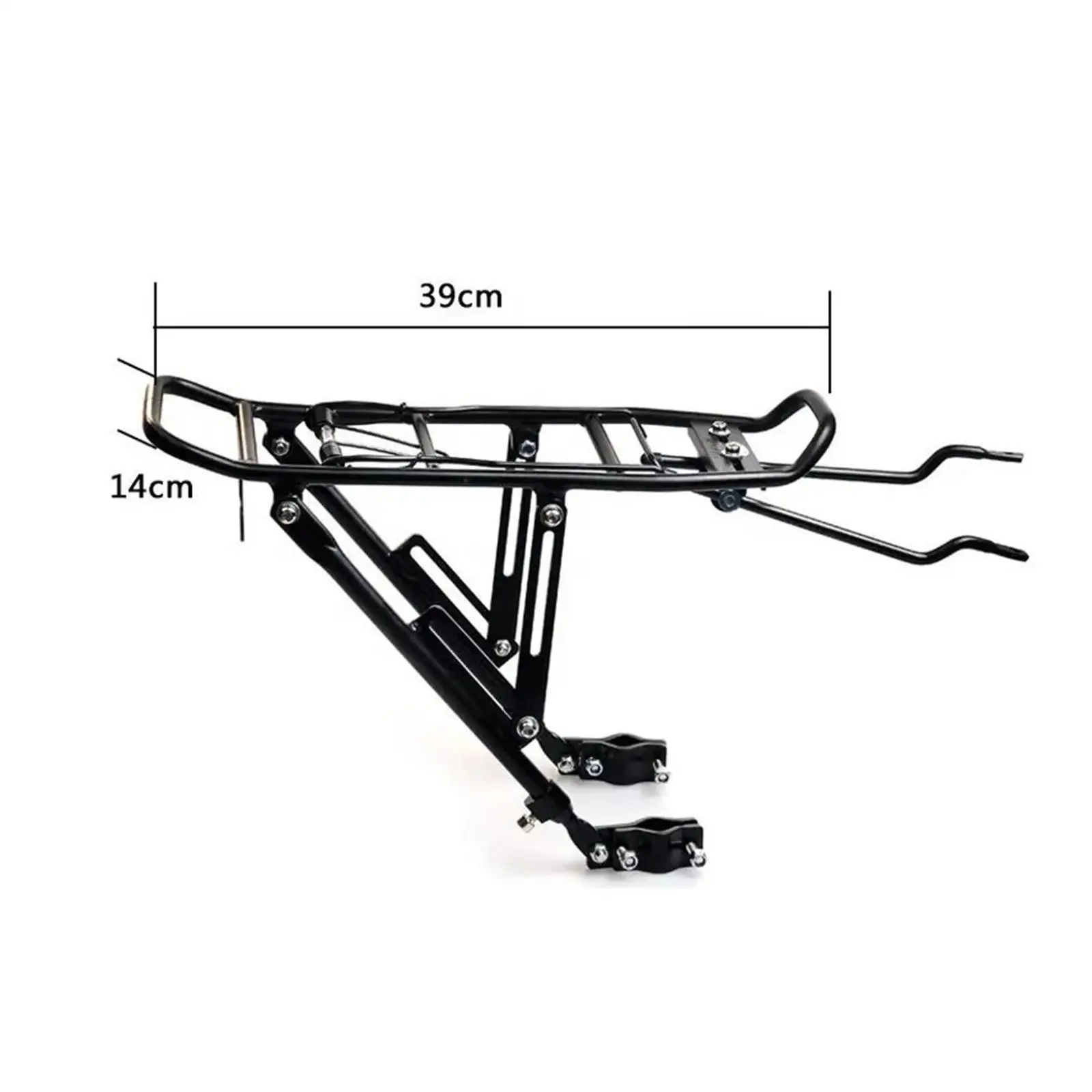 

Sturdy Bicycle Rear Rack Quick Release Aluminum Alloy Luggage Shelf Carrier for Folding Bike Storage Solutions
