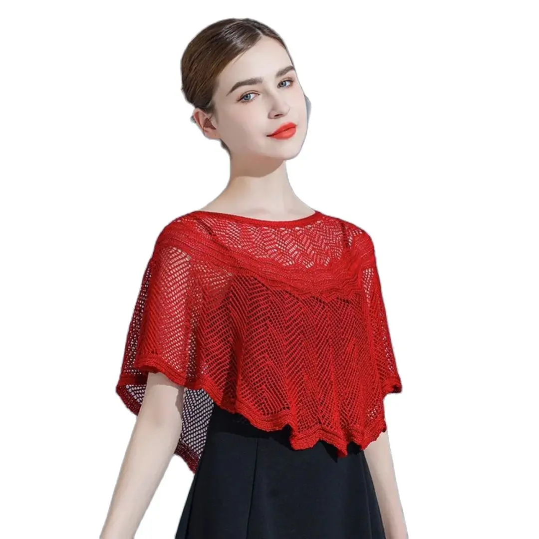 Bridal Lace Shawl Wedding Dress Bolero Women Cape Cover Up Bride Sheer Elegant Prom Evenin Cape Wraps Marriage Party Accessories