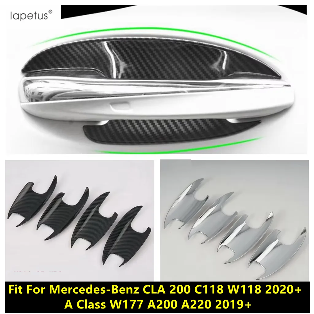 

Car Door Handle Bowl Cover Trim Accessories For Mercedes-Benz CLA 200 C118 W118 2020 - 2024 / A Class W177 A200 A220 2019 - 2024