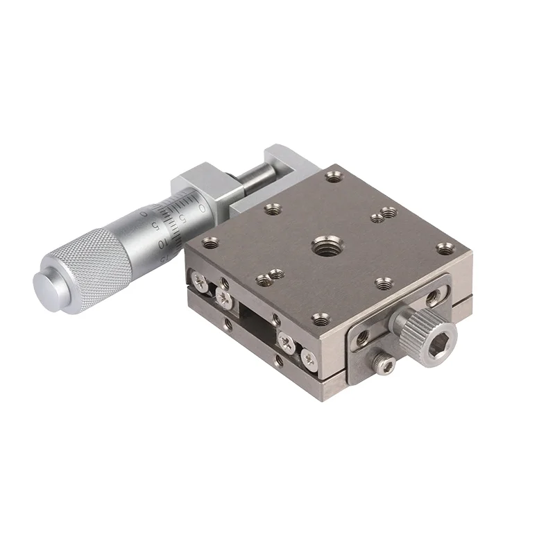 C&K JX-25-12H Aluminum Body 25mm X Axis Linear Ball Guide Manual Stage Trimming Platform XY Linear Stage ODM/OEM 1 Year