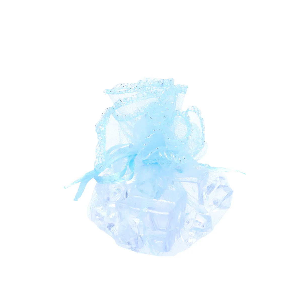 

100 Pcs Sequin Disc Yarn Bag Bridal Shower Favors Organza Pouches Drawstring Bags Gift Goodie Jewelry Candy Wedding