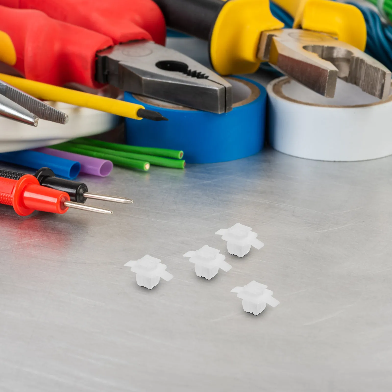 

50 шт. автомобильных клипс для обшивки колесных арок, крепеж для бампера, пластиковые фиксаторы, запчасти для ремонта кузова автомобиля, сменные автозапчасти