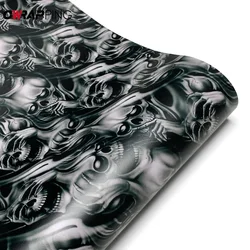 Car Stickers Wrap Vinyl Skull Cartoon Printed Auto Body Film Self-Adhesive Camo Modification Film for Motorcycle Car Accessories