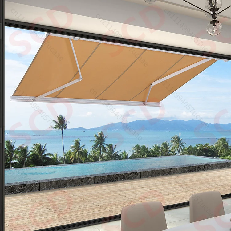 Custom High Quality Awning Manufacturers China Awnings China Patio Customized Aluminum Retractable Half Cassette Awning