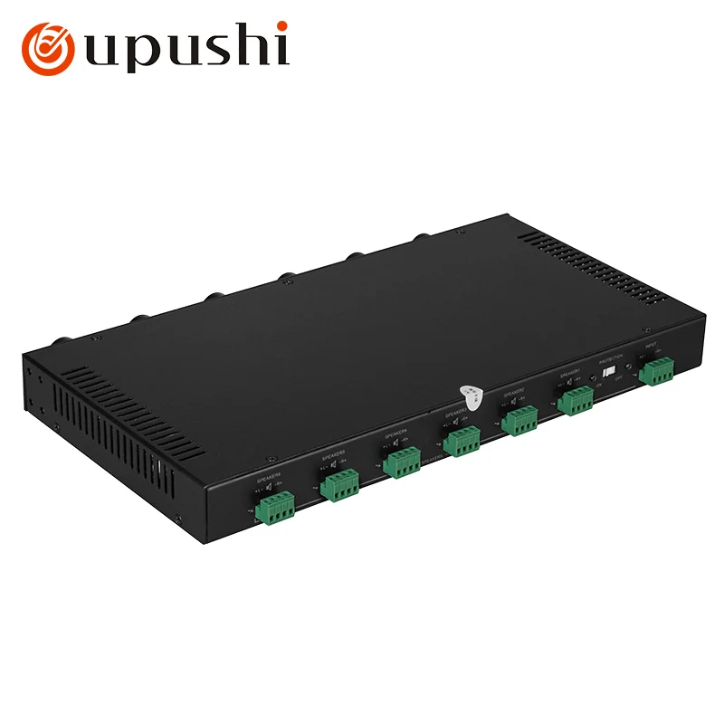 Oupushi VCS-650 Six Channel Volume Controller Fixed Resistance Ceiling Speaker Volume Impedance Matcher