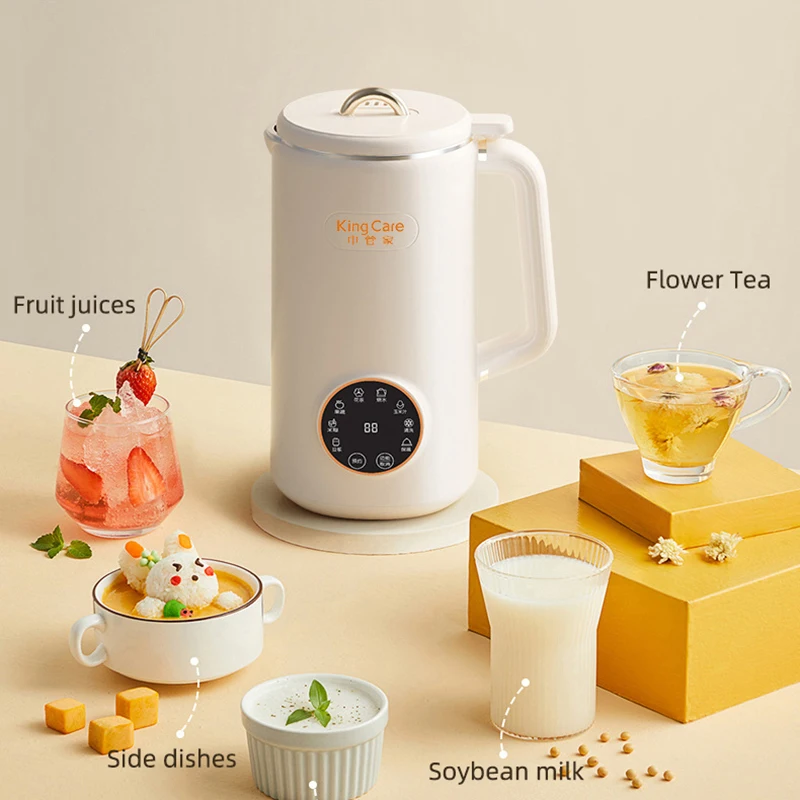 Mesin penghancur dinding untuk susu kedelai, mesin penghancur dinding pembuat susu kedelai elektrik Blender pencampur makanan, pembuat susu kacang 110V/220V