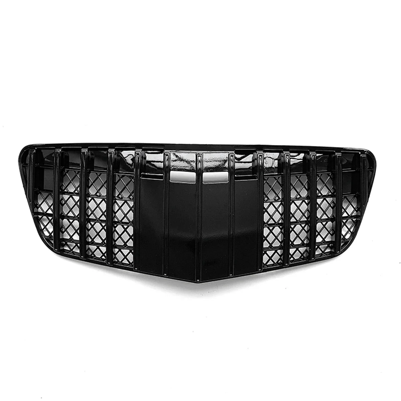 New！ Racing Grills For Mercedes Benz W211 E Class 2007 2008 2009 Chrome/Black Car Upper Bumper Hood Mesh Grid GT Style Front Gri