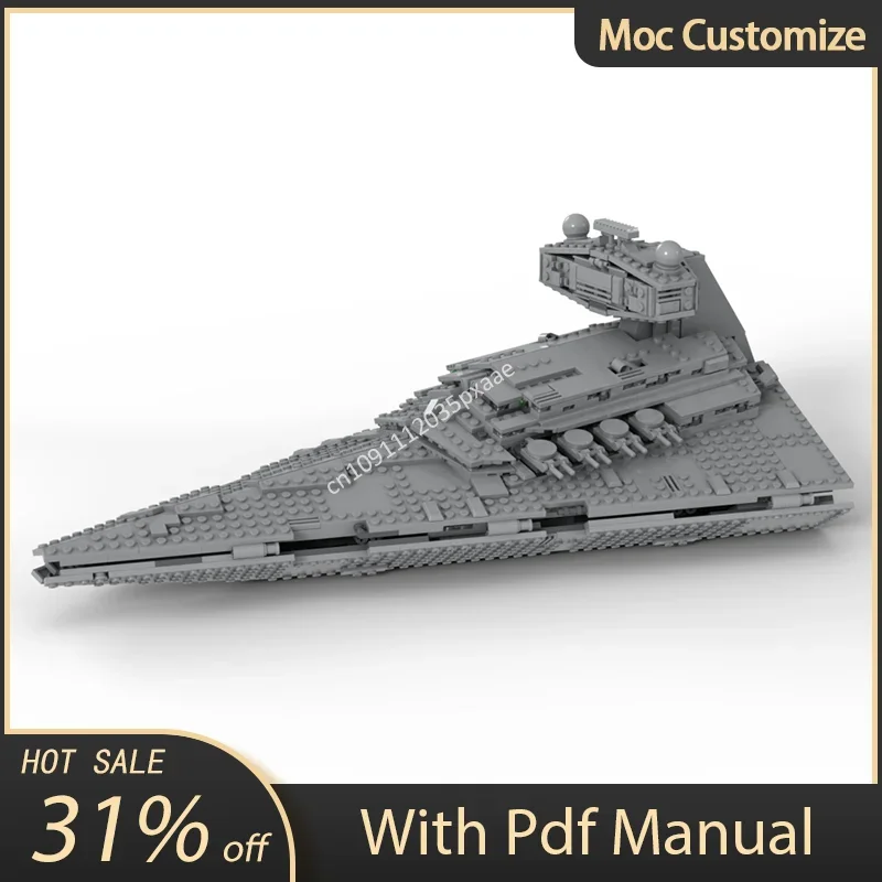 

1509 шт. Moc-75394 Star Battle Imperial Star Destroyer MOD Строительные блоки Сборка Креативные кирпичи Игрушки Детский подарок