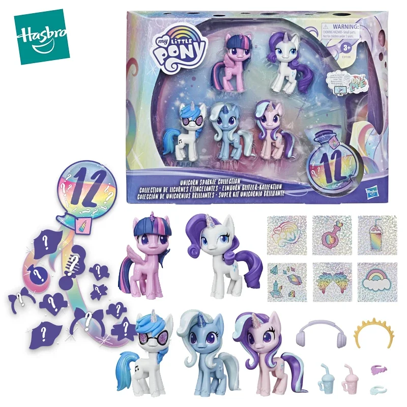 

Hasbro My Little Pony 12cm Mini Dolls Action Figure Anime Joint Move Toys for Girls Equestria Girls Toys for Children Birthday