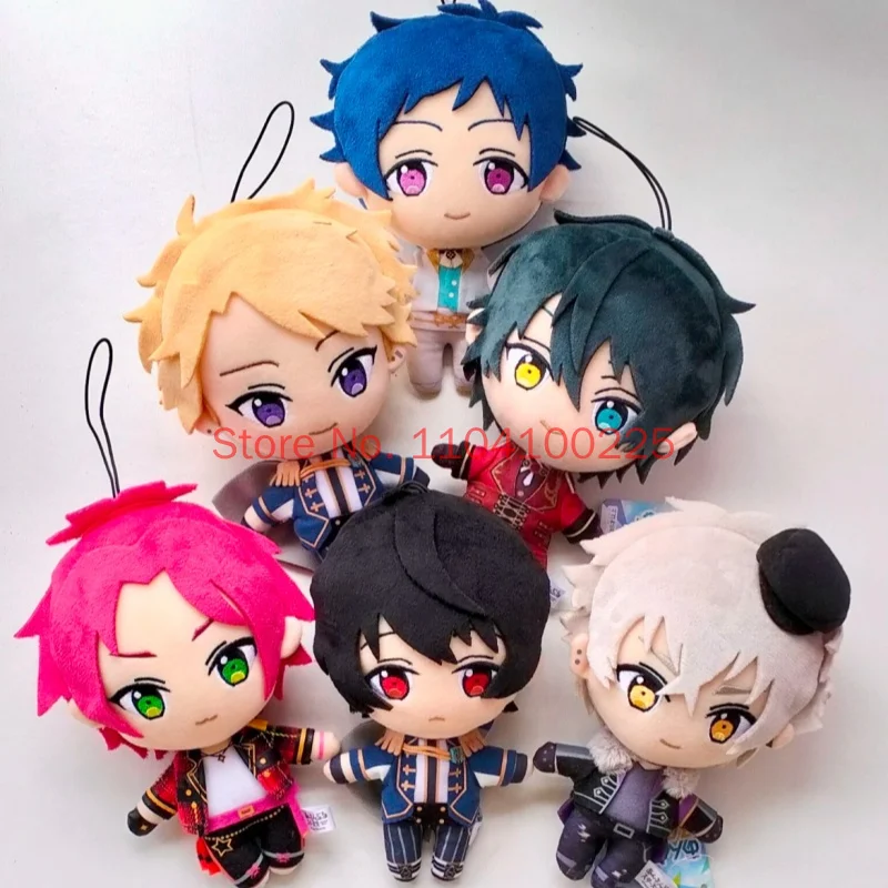 In Stock Plush Doll 15cm Ensemble Stars Stuffed Mascot Mayoi Ayase Mika Kagehira Anime Game Collection Decoration Model Doll Toy