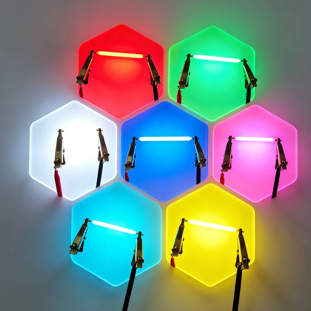 Ceramic Hard LED Filament DC3V 18.5mm 26mm 38mm 54mm 68mm LED COB Filament  Incandescent Light Diodes DIY Edison Bulb Lamp