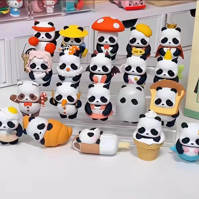 

52toys Blind Box Toys Panda Roll Minime Versatile Series Blind Boxes Toy Mystery Box Panda Model Doll Birthday Gift Toys