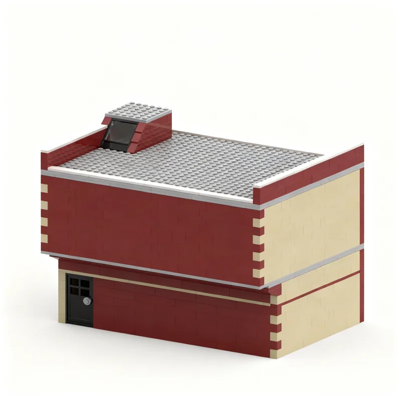 1796 peças MOC Streetlie Serenade Record Store, Blocos de Construção de Modelo de Paisagem Modular, Brinquedos de Construção, Presente de Natal