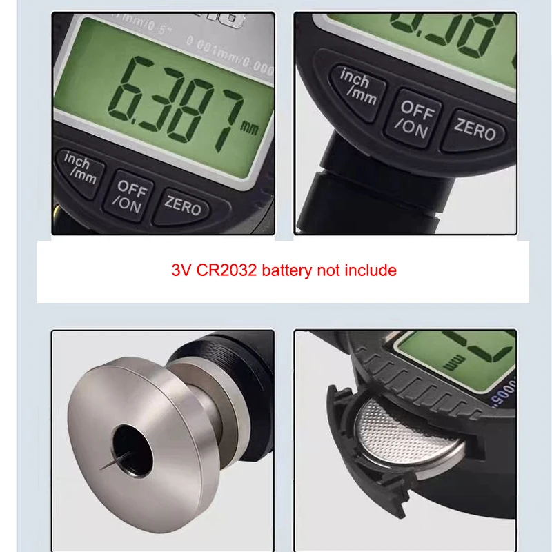 Black 0918 Sandblasting roughness tester, shot blasting anchor pattern tester, paint depth sand gauge