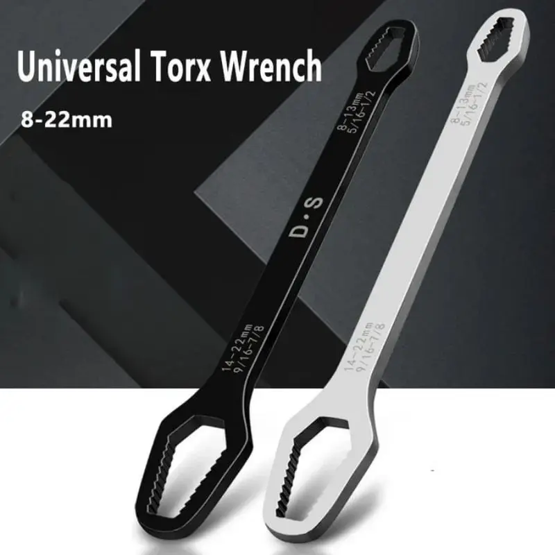 

8-22mm Universal Wrench Be Common Self-Tightening Adjustable Adjustable Wrench Double-Ended Universal Torx