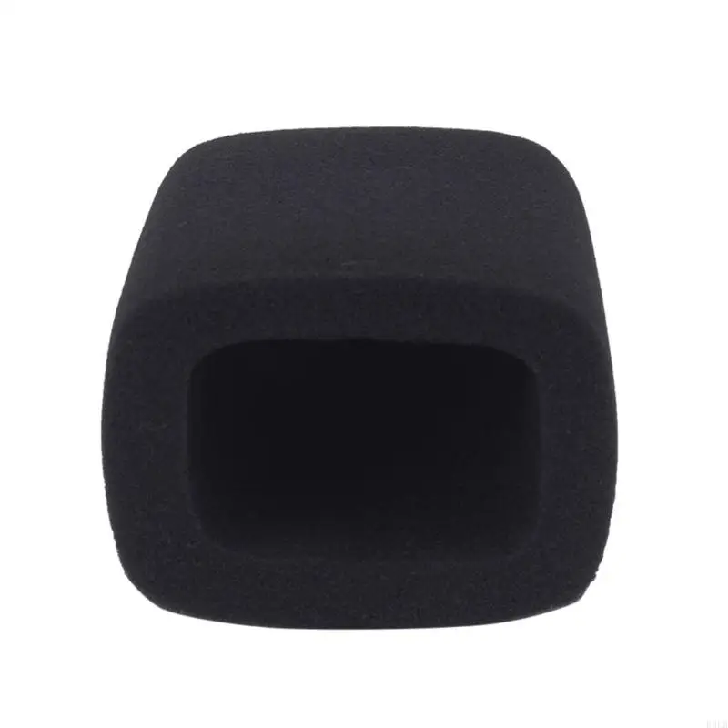 2025 mikrofon elastisitas tinggi baru penutup spons tebal topi pelindung busa mic